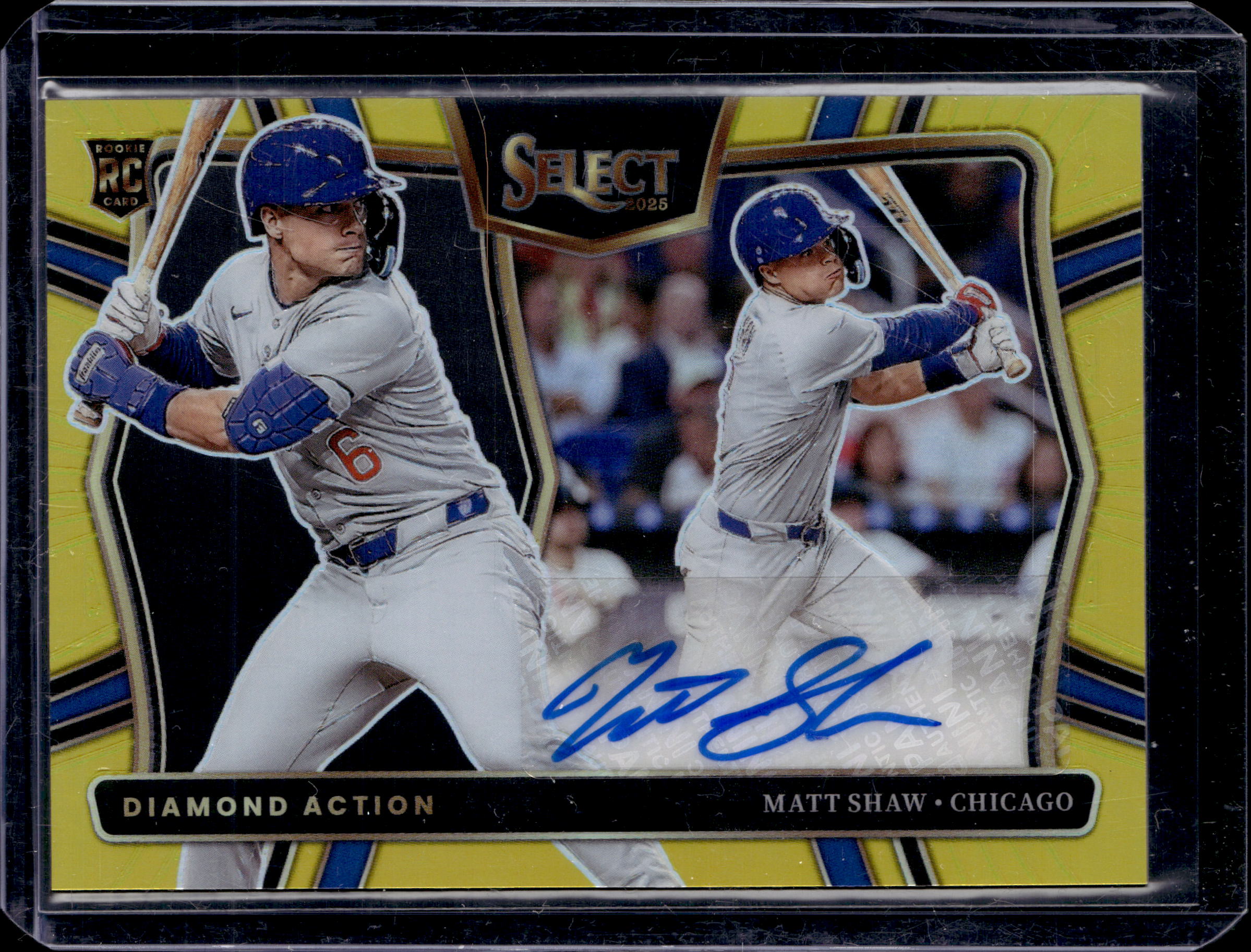 2025 Panini Select Gold Auto Rookie /10 Matt Shaw RC