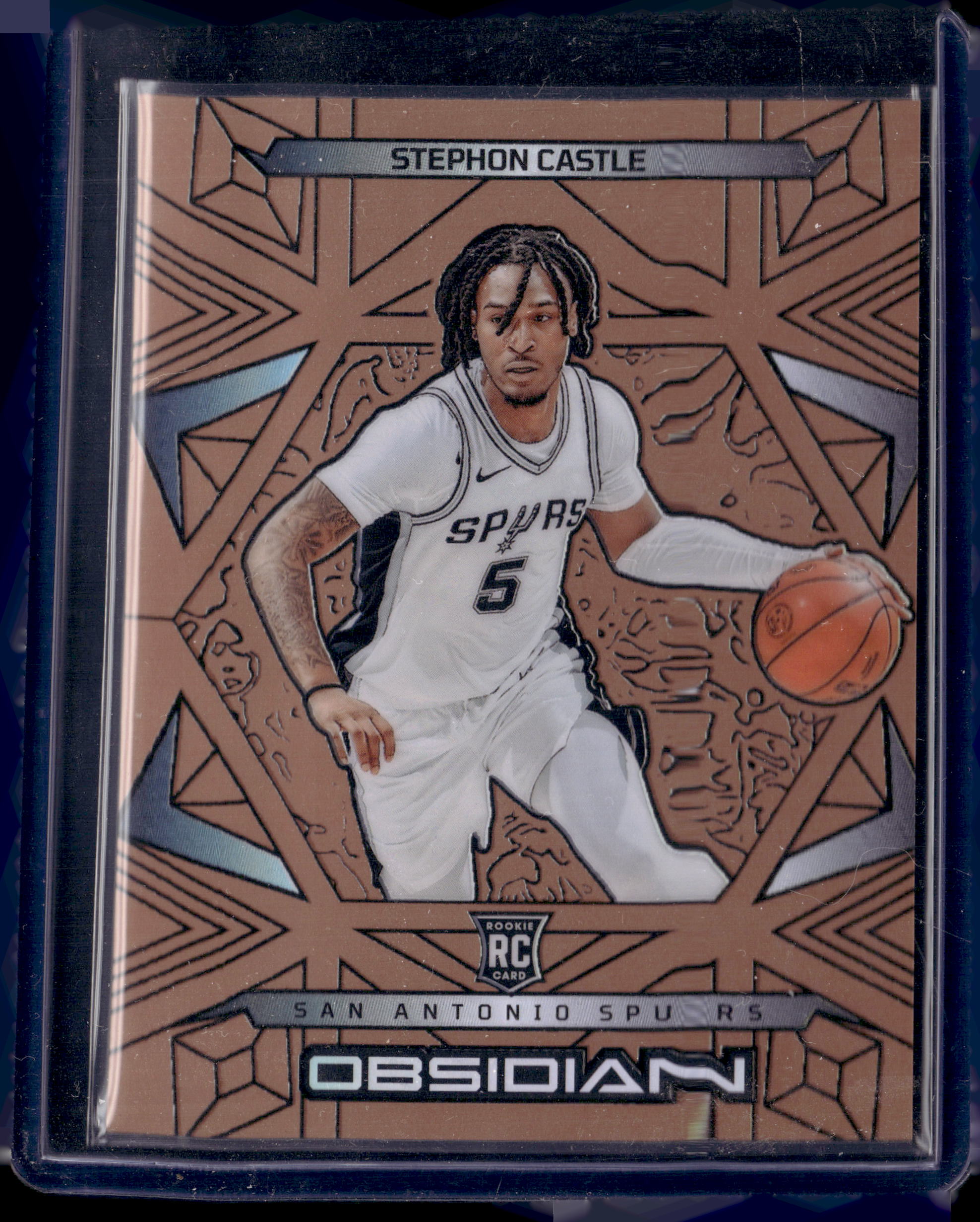 2024-25 Panini Obsidian Electric Etch /99 Stephon Castle
