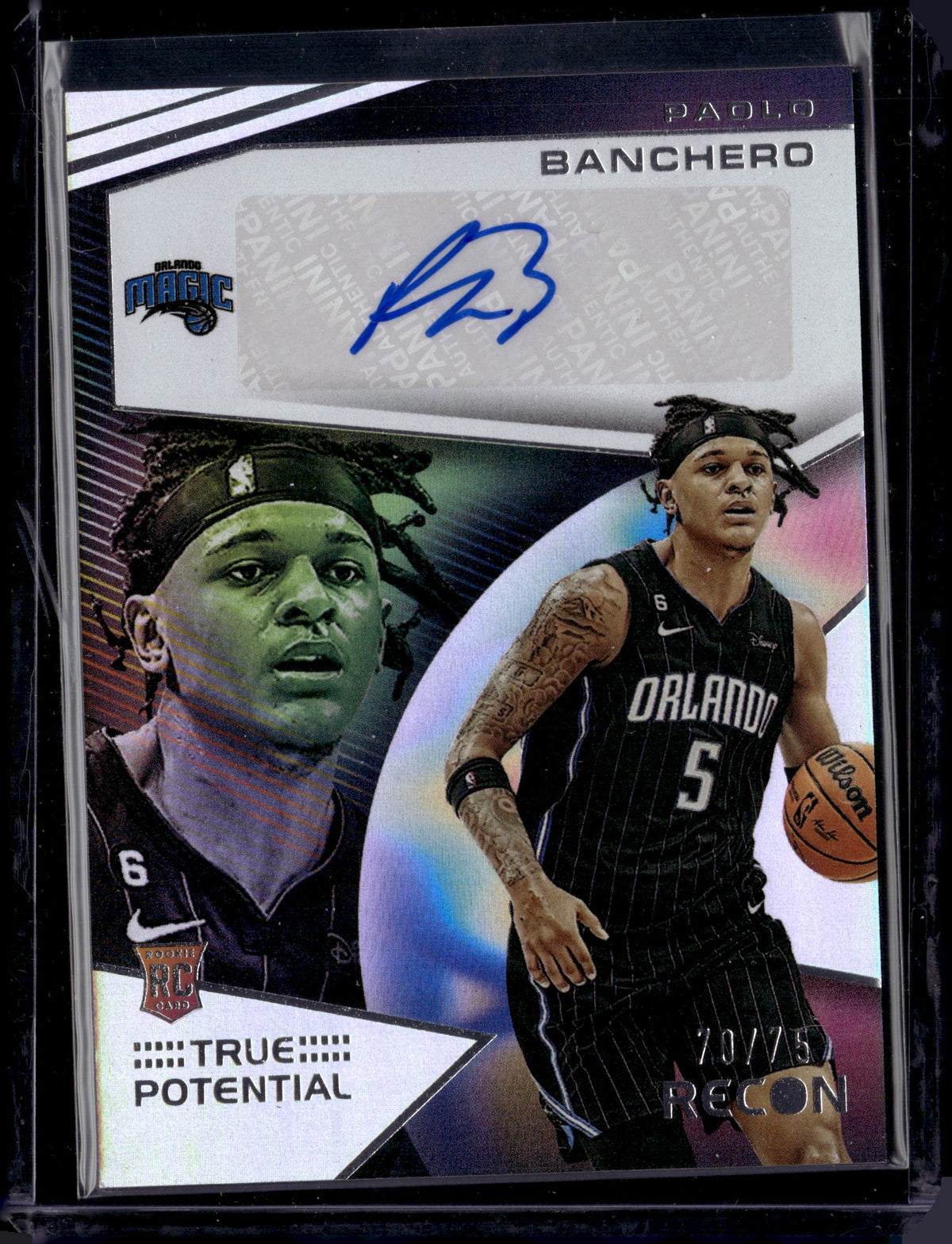 2022-23 Panini Recon Paolo Banchero True Potential Auto 70/75