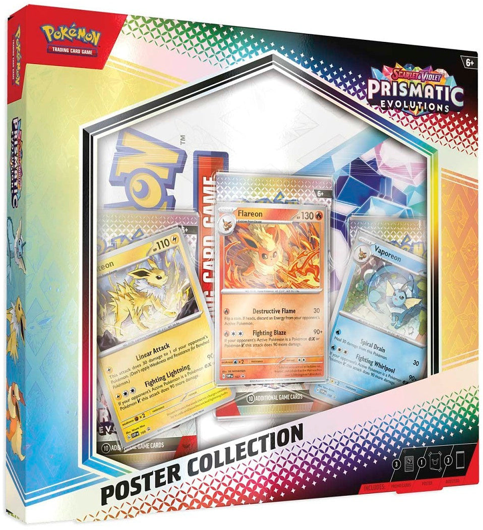 2025 Scarlet & Violet Prismatic Evolutions Poster Collection