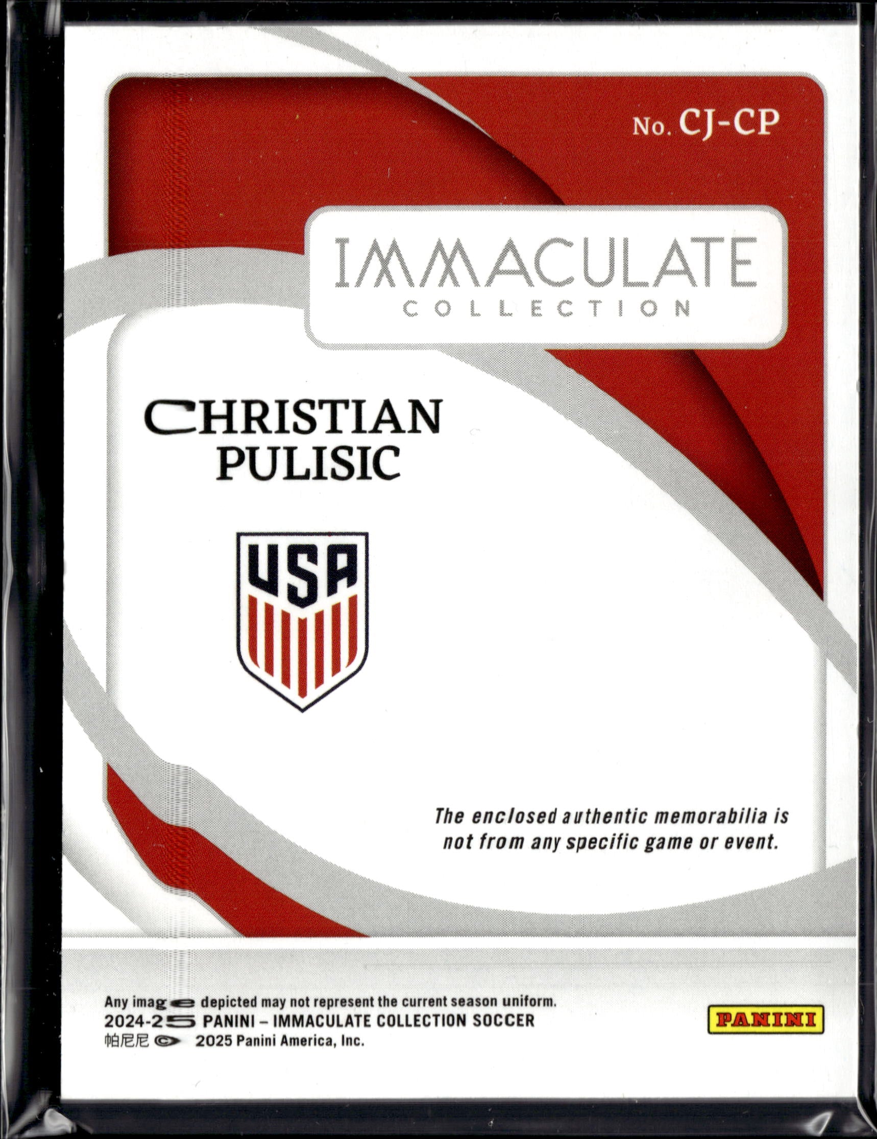 2024-25 Immaculate Jerseys /75 Christian Pulisic