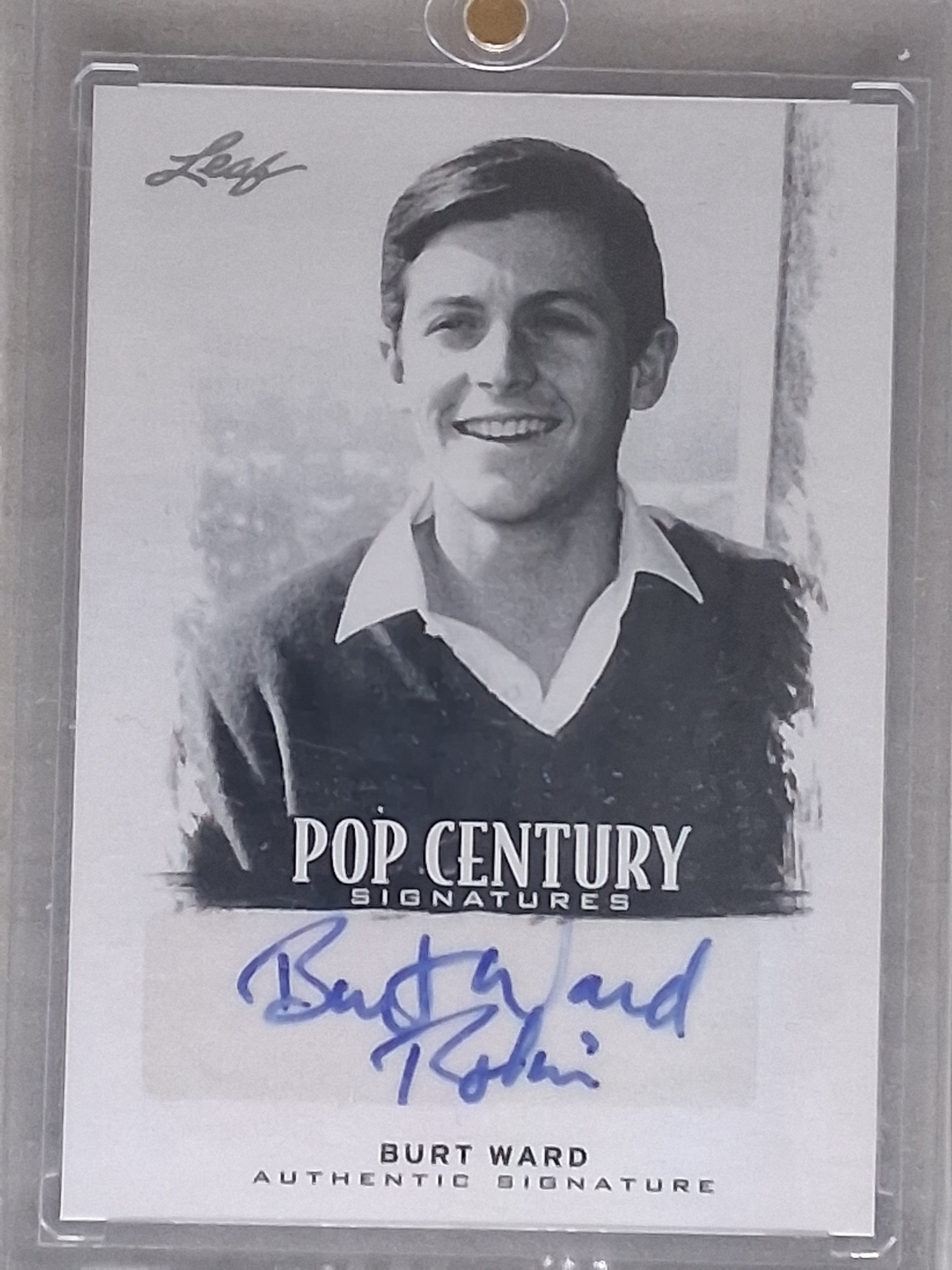 2012 Leaf Pop Century Signatures Burt Ward