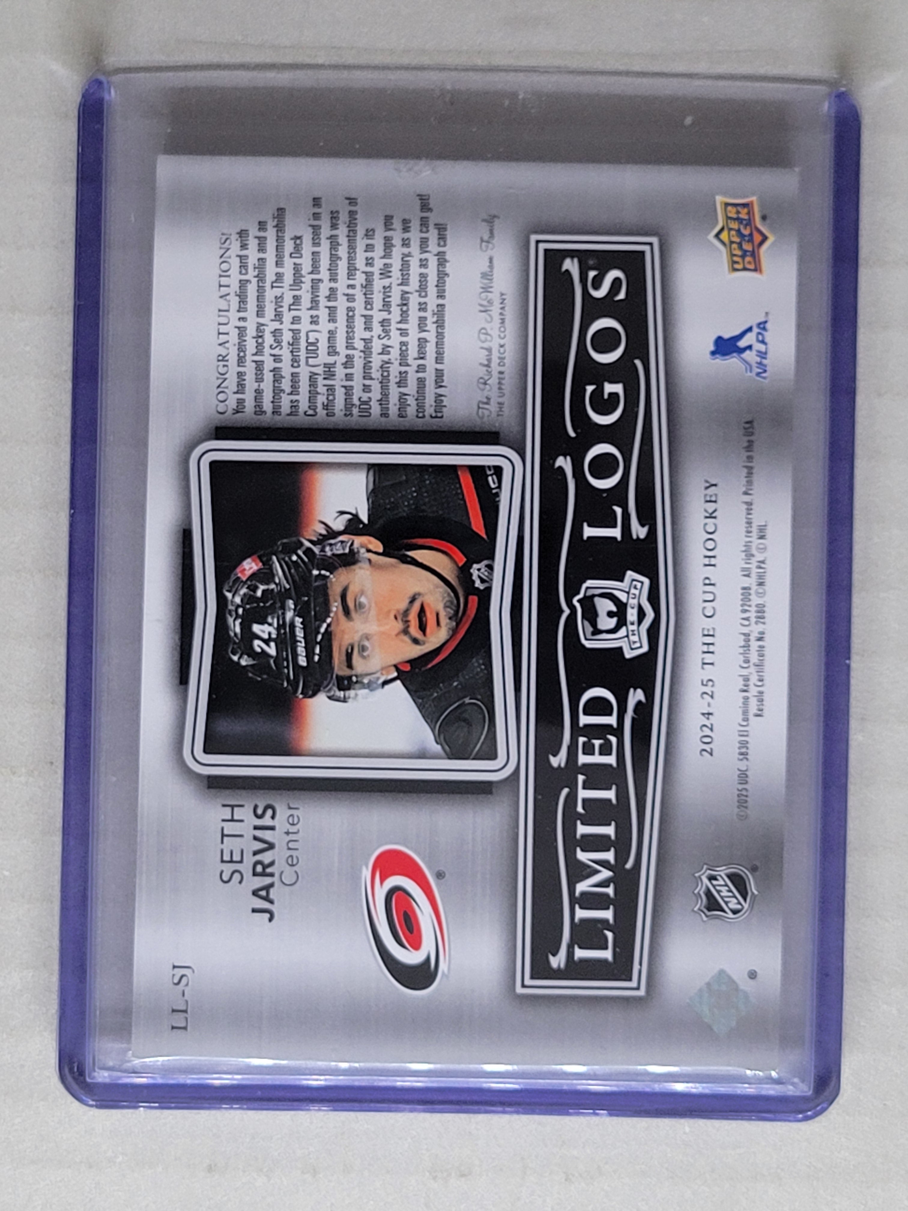 2024-25 The Cup Seth Jarvis Limited Logos /50