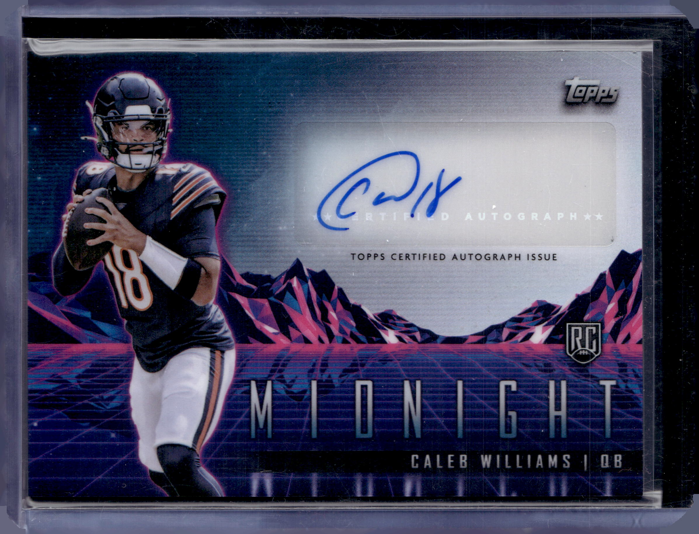 2024 Topps Midnight Caleb Williams Auto