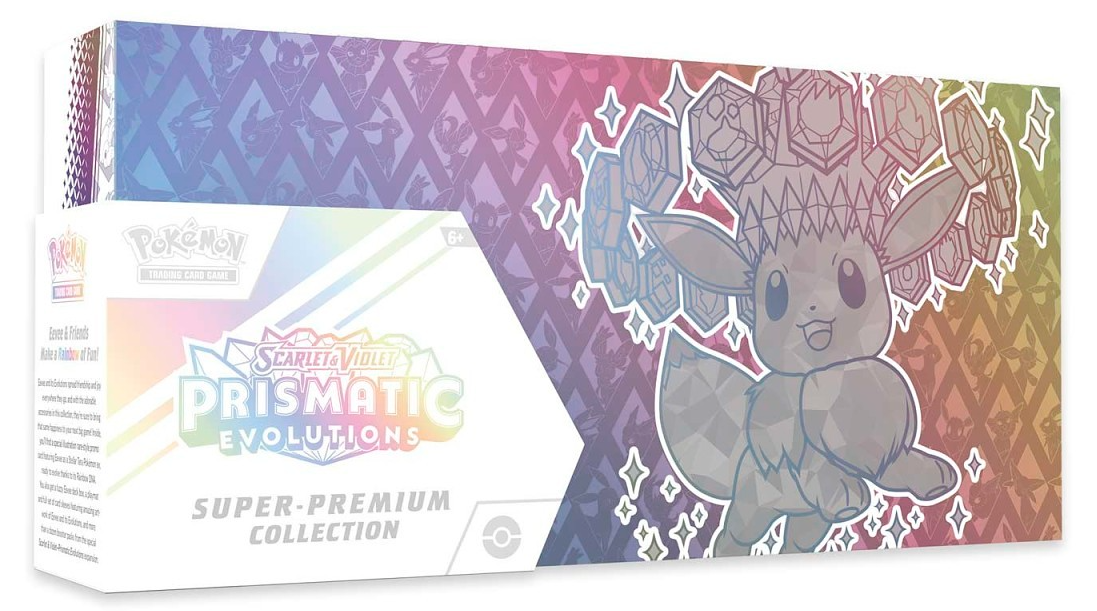pokemon prismatic evolutions card set 2025 Super-Premium Collection Box Energy:Fighting 167 Organize and showcase your Pokemon TCG Restocks &