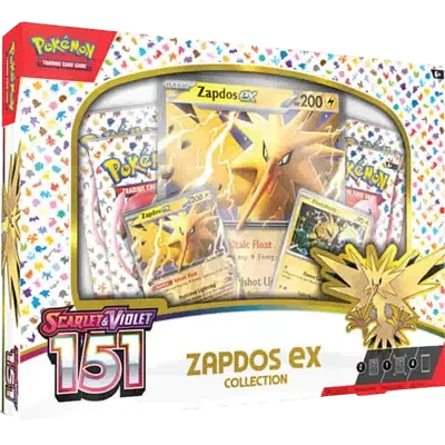 Pokemon TCG Scarlet & Violet Zapdos EX Collection Box