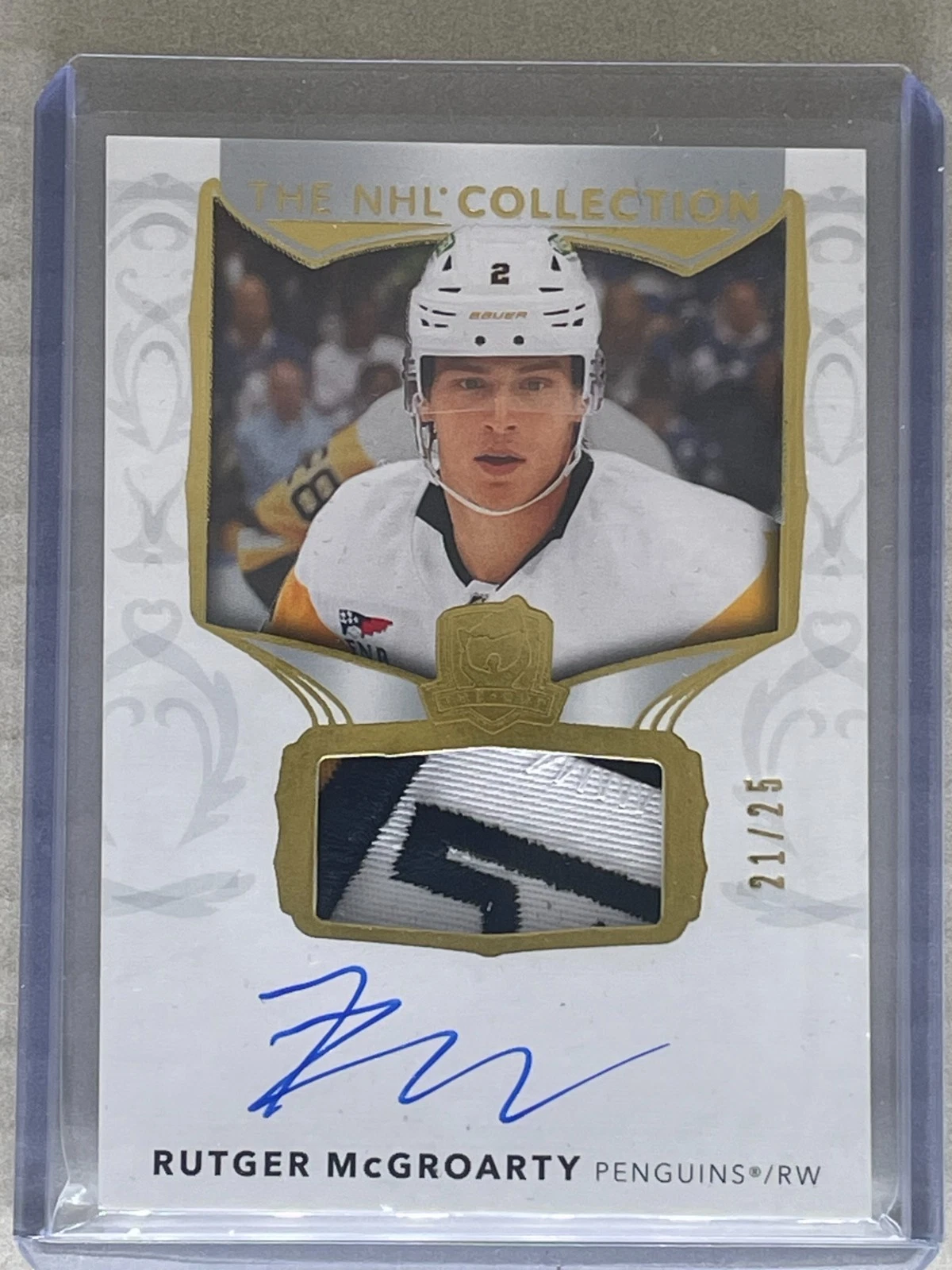 2024-25 The Cup The NHL Collection Patch Auto /25 Rutger McGroarty