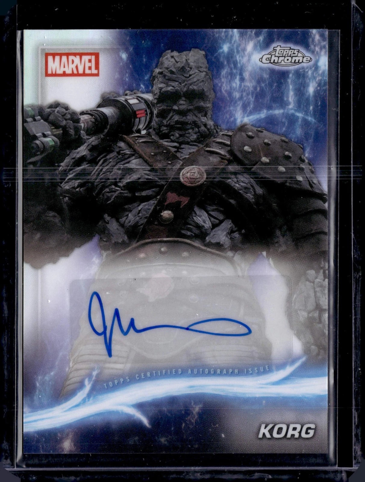 2025 Topps Chrome Marvel Studios Taika Waititi As Korg Auto