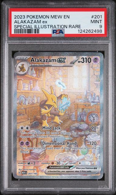 2023 SV: 151 Alakazam ex Special Illustration Rare PSA 9